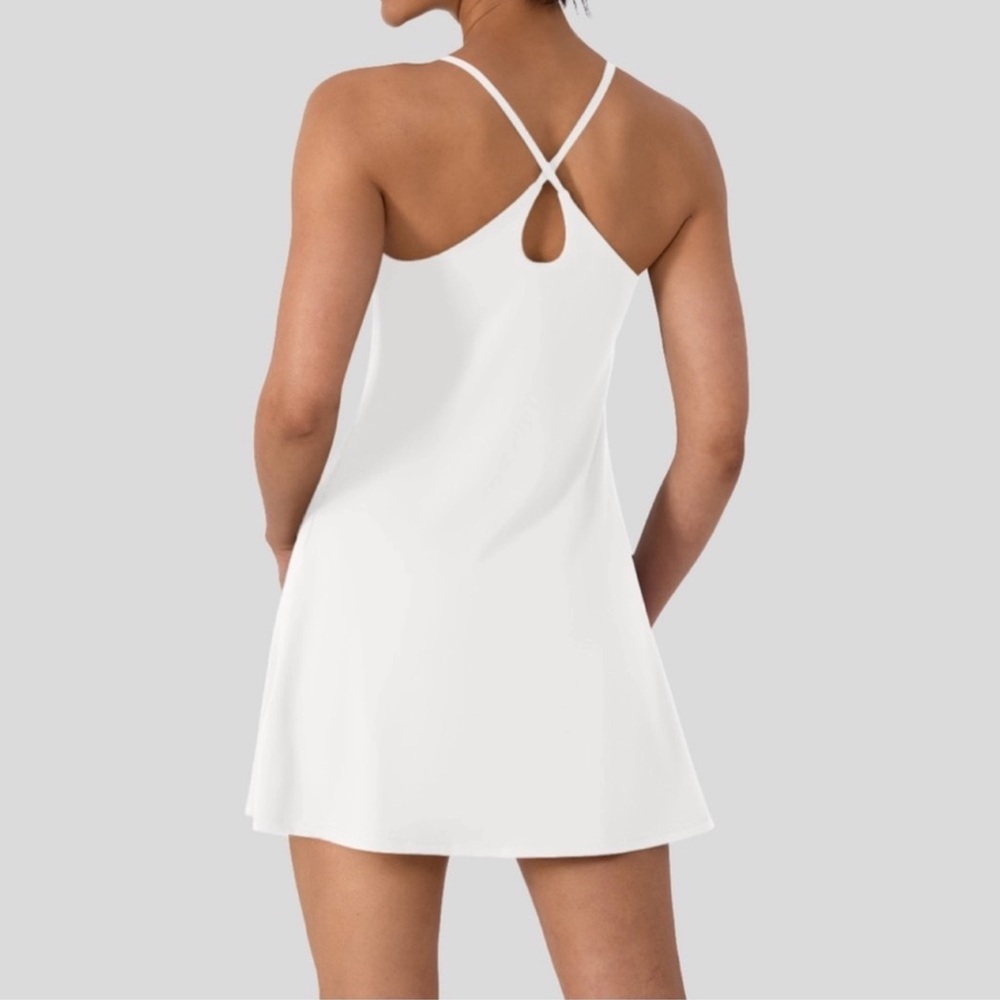 HALARA White Mini Everyday Dress
